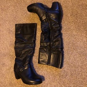 Dansko Brielle Black Napa Boot size 38